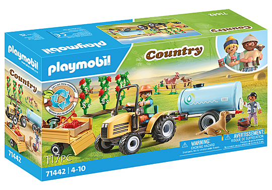 Country - Tractor With Trailer And Water Tank 71442