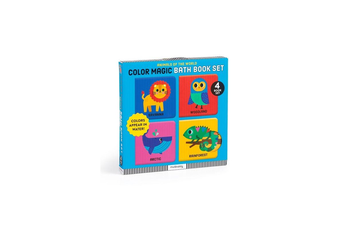 Colour Magic Bath Book Set - Animals of the World