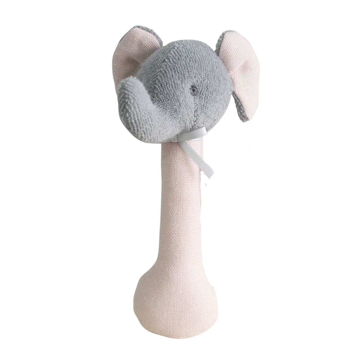 Elephant Stick Rattle - Pink