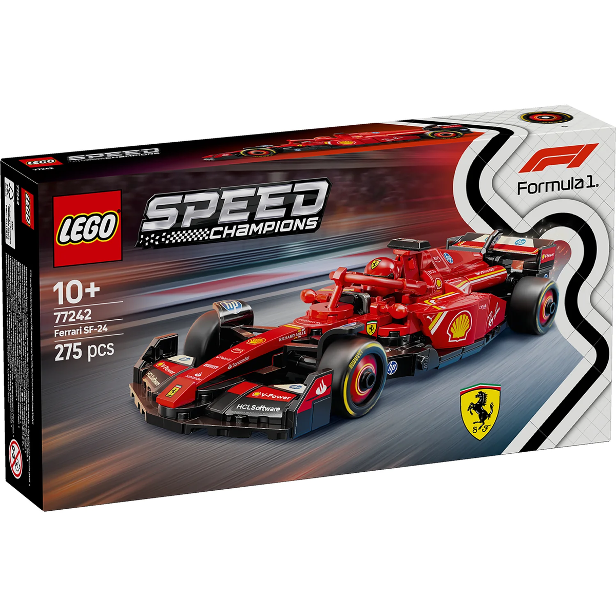 Ferrari SF-24 F1 Race Car Lego 77242