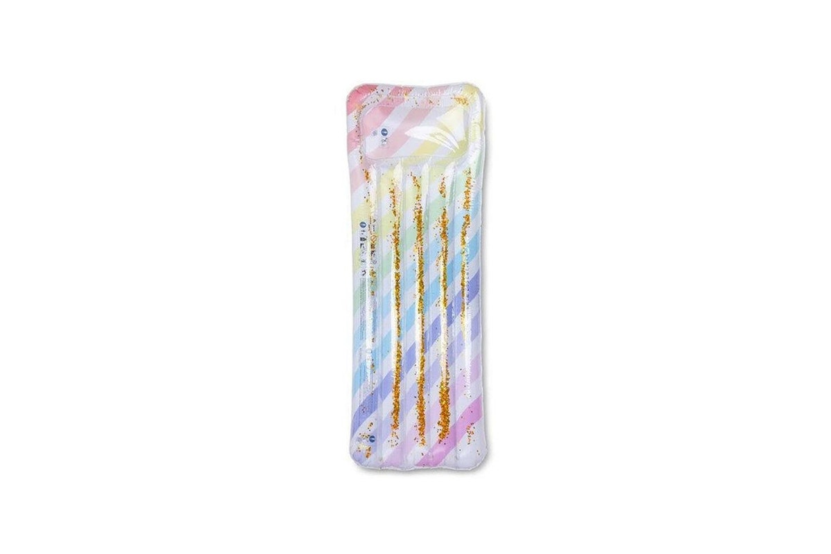 Inflatable Bed Pool Float Rainbow - 177cm
