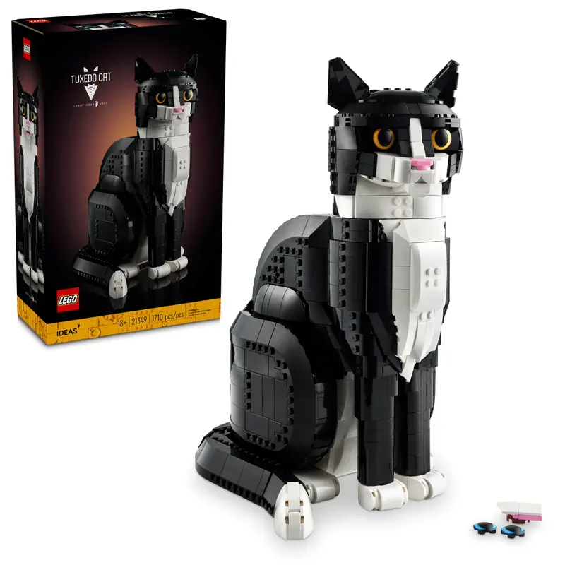 Tuxedo Cat LEGO 21349