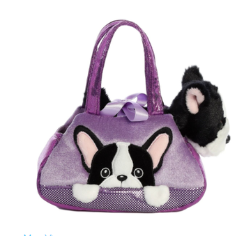 Fancy Pal - French Bulldog/Purple Bag