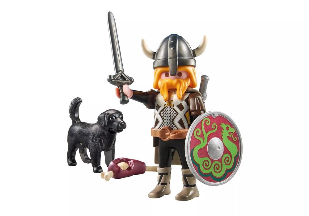 Viking with Guard Dog 71755