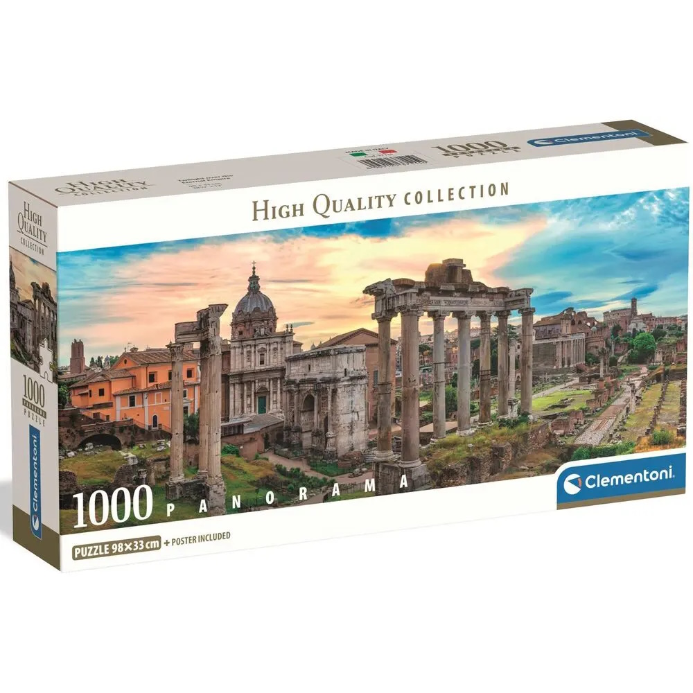 1000pc Panoramic Puzzle - Twilight Over the Eternal Empire