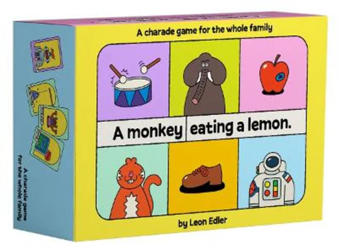 A Monkey Eating A Lemon