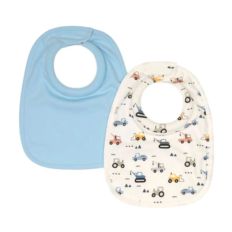 Roll Neck Bib 2pk - Diggers