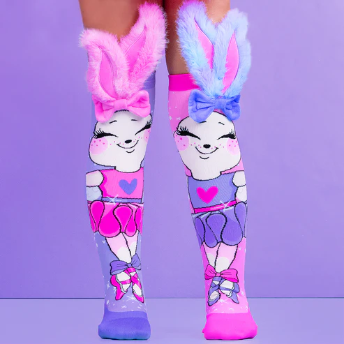 Mad Mia Ballerina Bunny Socks / 6+