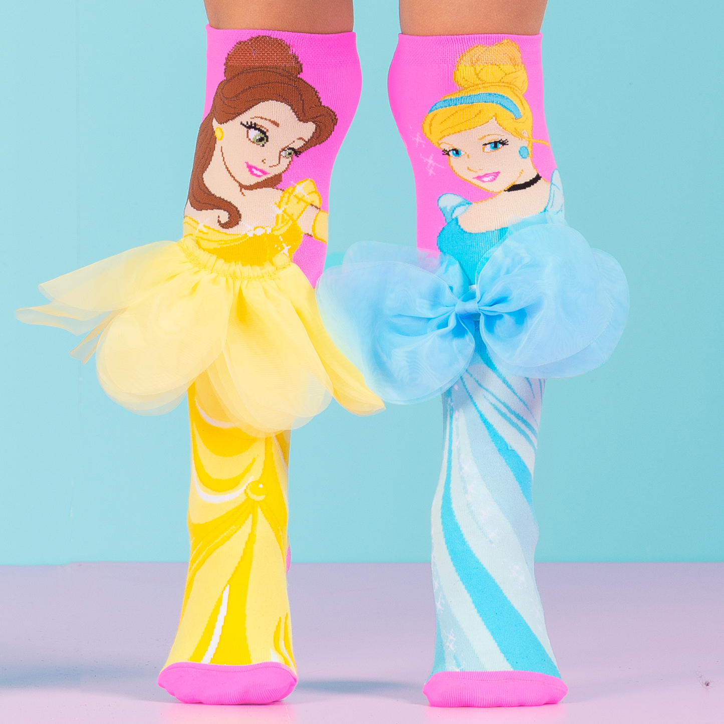 Mad Mia Socks - Cinderella & Belle 6+