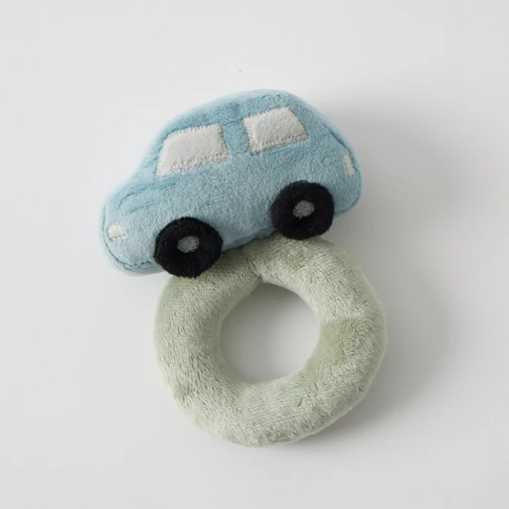 Plush Rattle - Zoom car