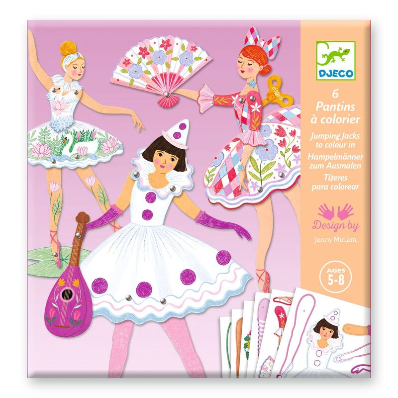 Colour and Assemble Ballet Dancers