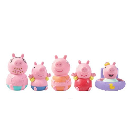 Peppa Family Bath Squirters Baby 5pack