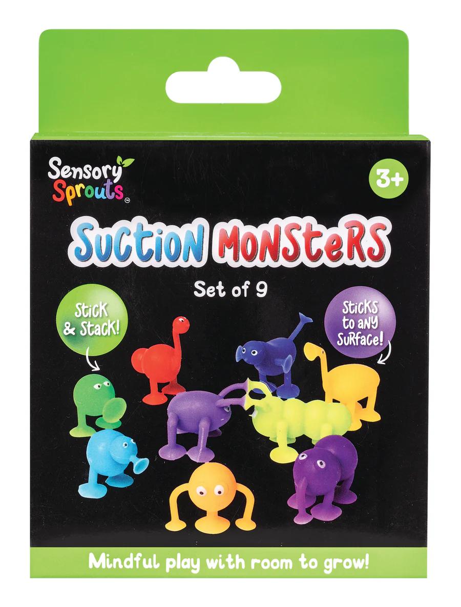 Suction Monsters Set of 9