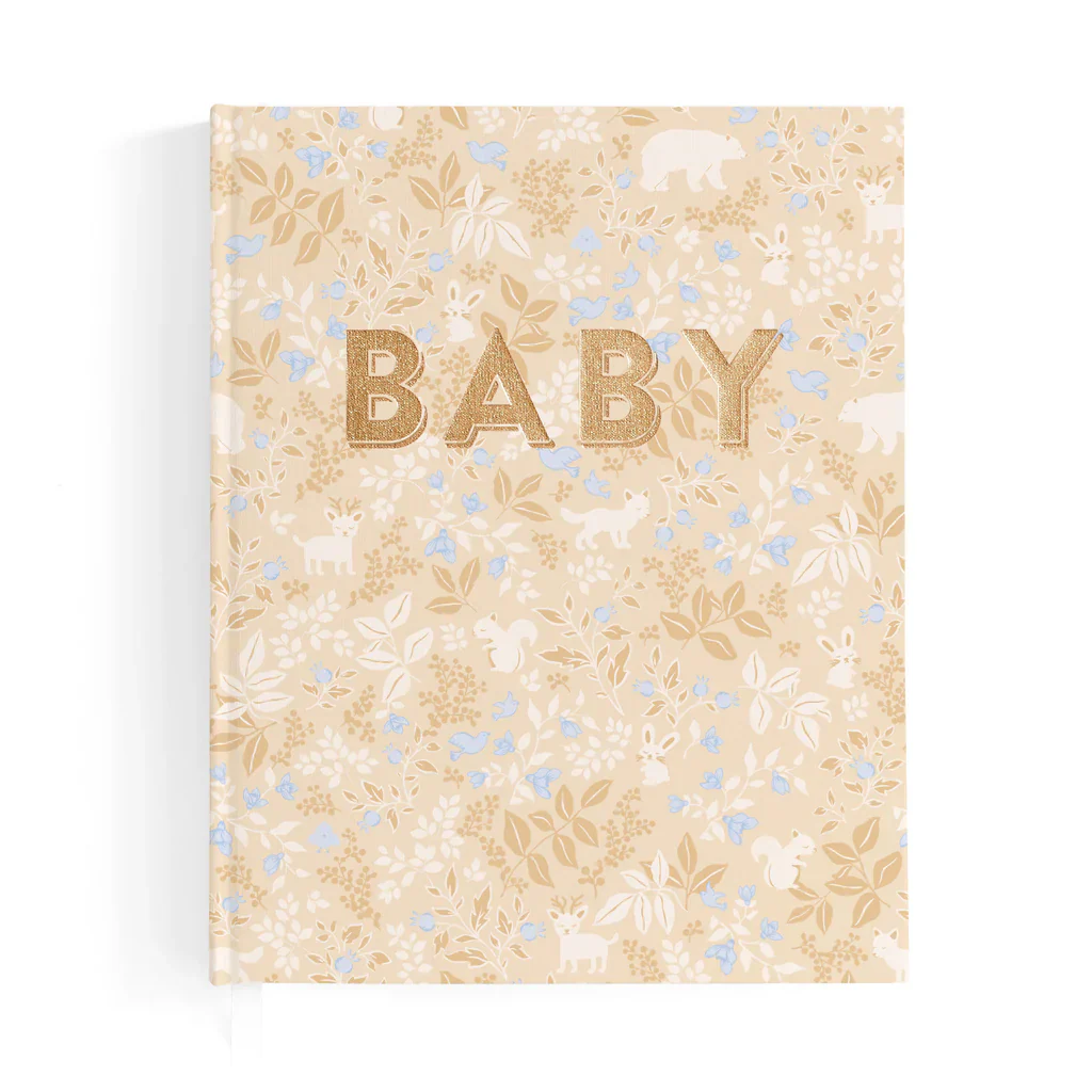 Baby Book 2nd Edition - Forest Friends Maple