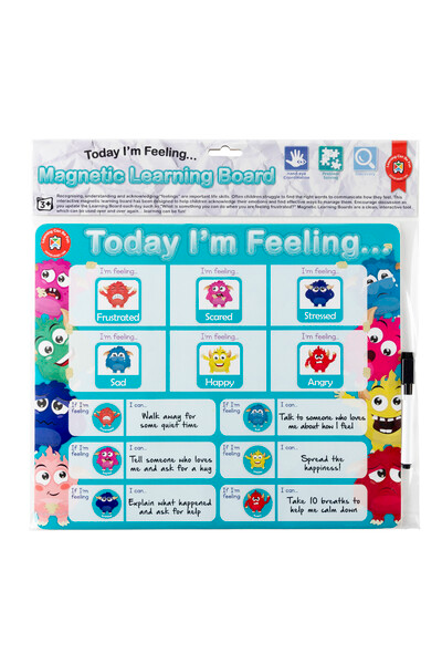 Today I'm Feeling - Emotions Magnetic Learning Board – Toys and Tales