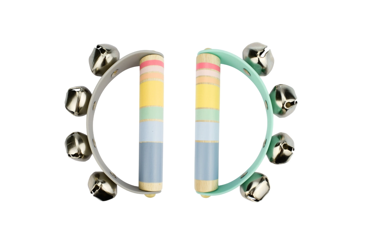 Rainbow Handbell Cluster