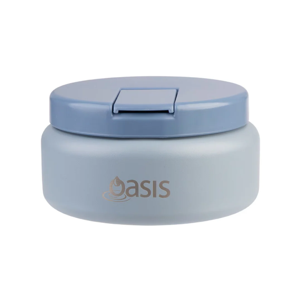 Double Wall Insulated Food Flask 230ml - Hazy Blue