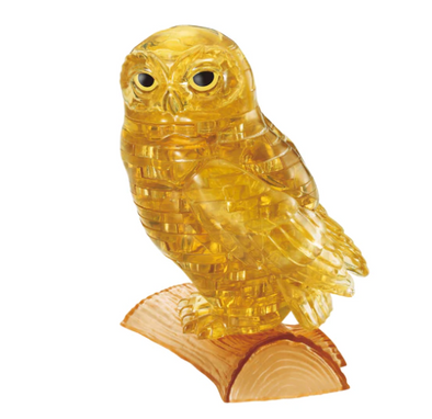42 pc Crystal Puzzle - Gold Owl
