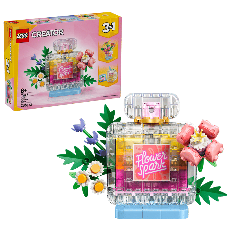 Lego Creator 3 in 1: Floral Decor Perfume Bottle 31383