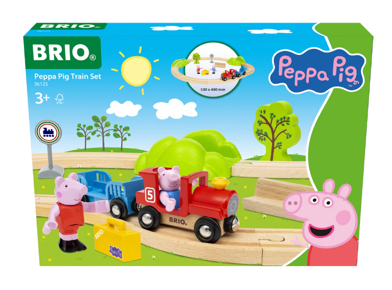 Peppa Pig Train Set - 18 Pieces - 36123