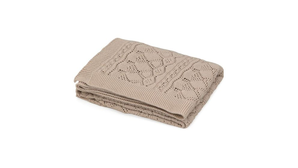 Pointelle Blanket - Hazel