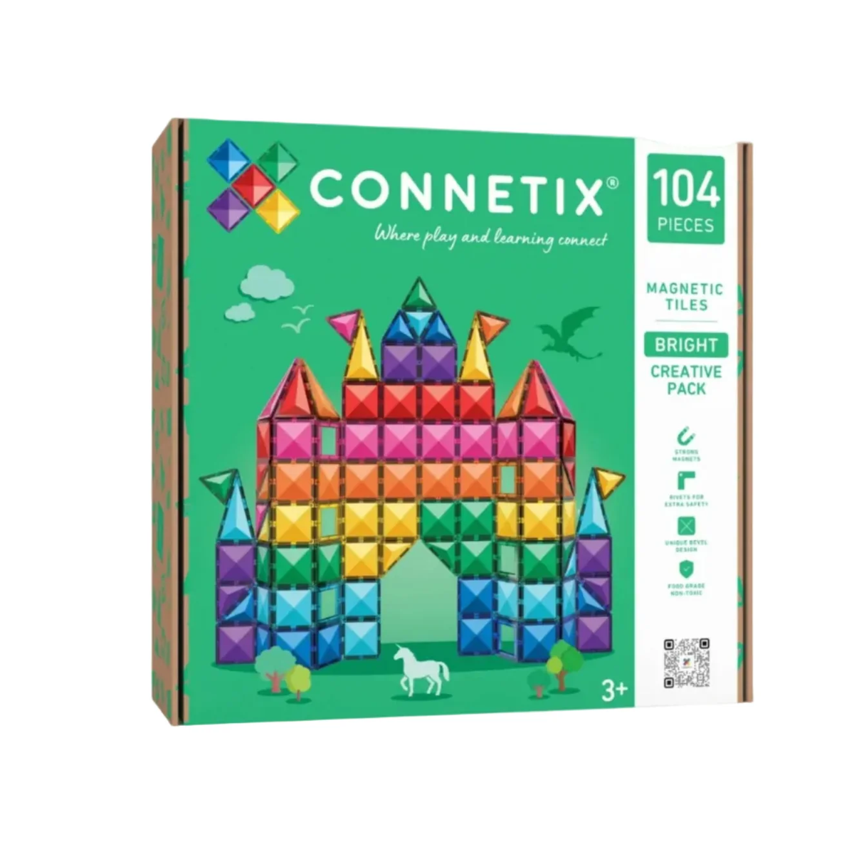 Connetix Bright Creative Pack (104pc)