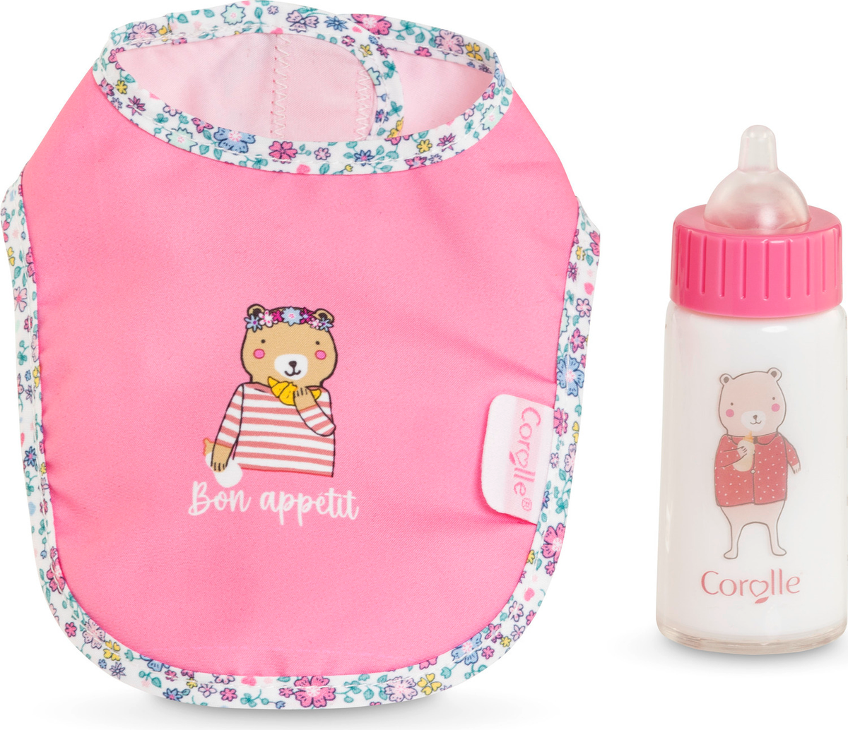 Baby Bib & Magic Milk Bottle