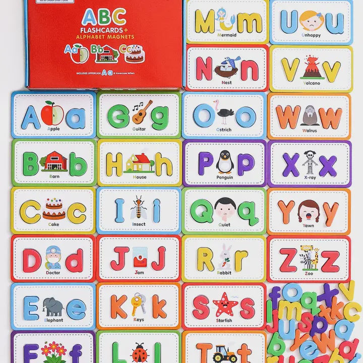Flashcards and ABC Magnetic Letters