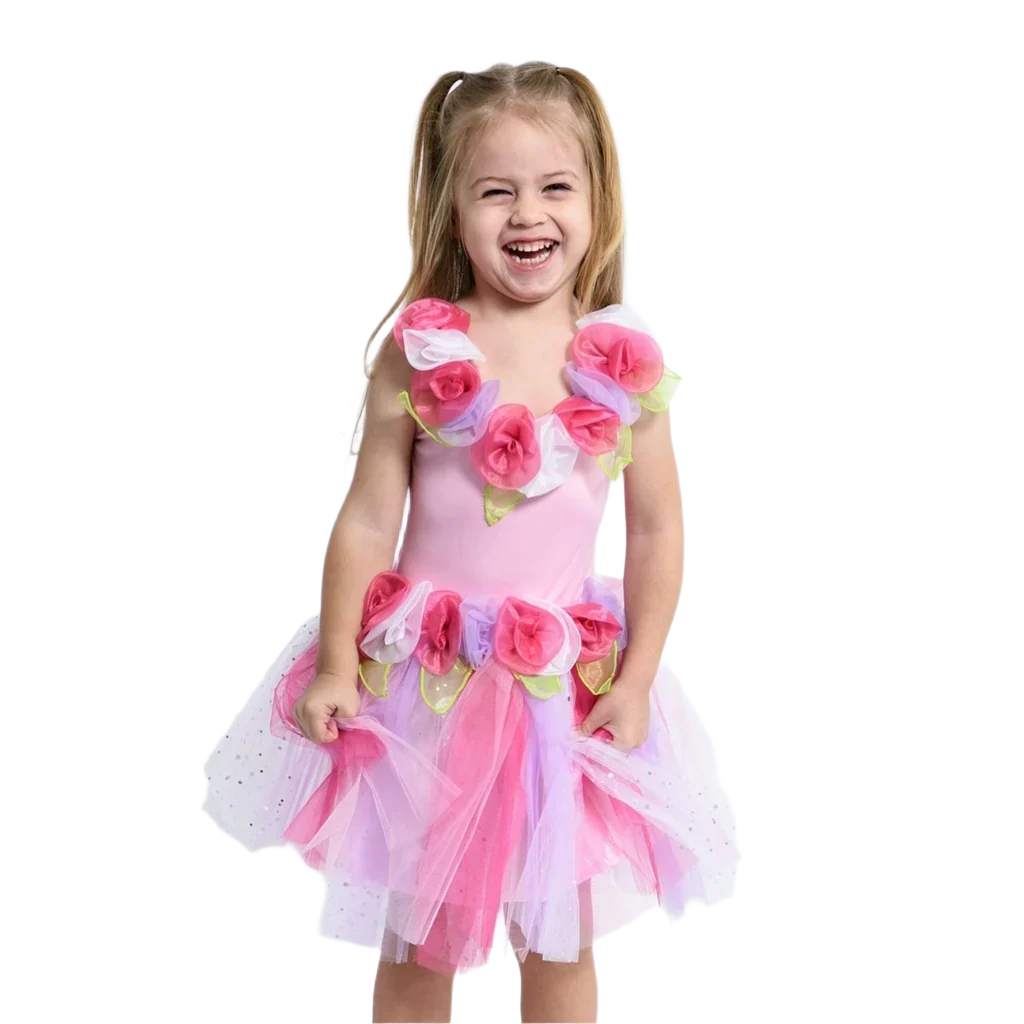 Enchanted Fairy Embroidered Dress in Lavender main image 1