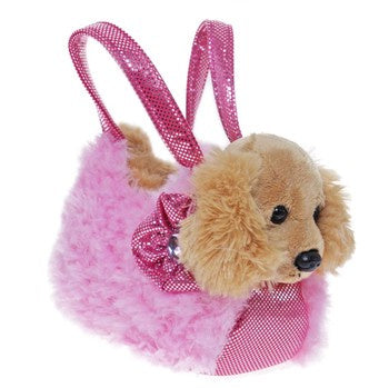 Fancy Pal - Spaniel/Pink Fluffy Bag