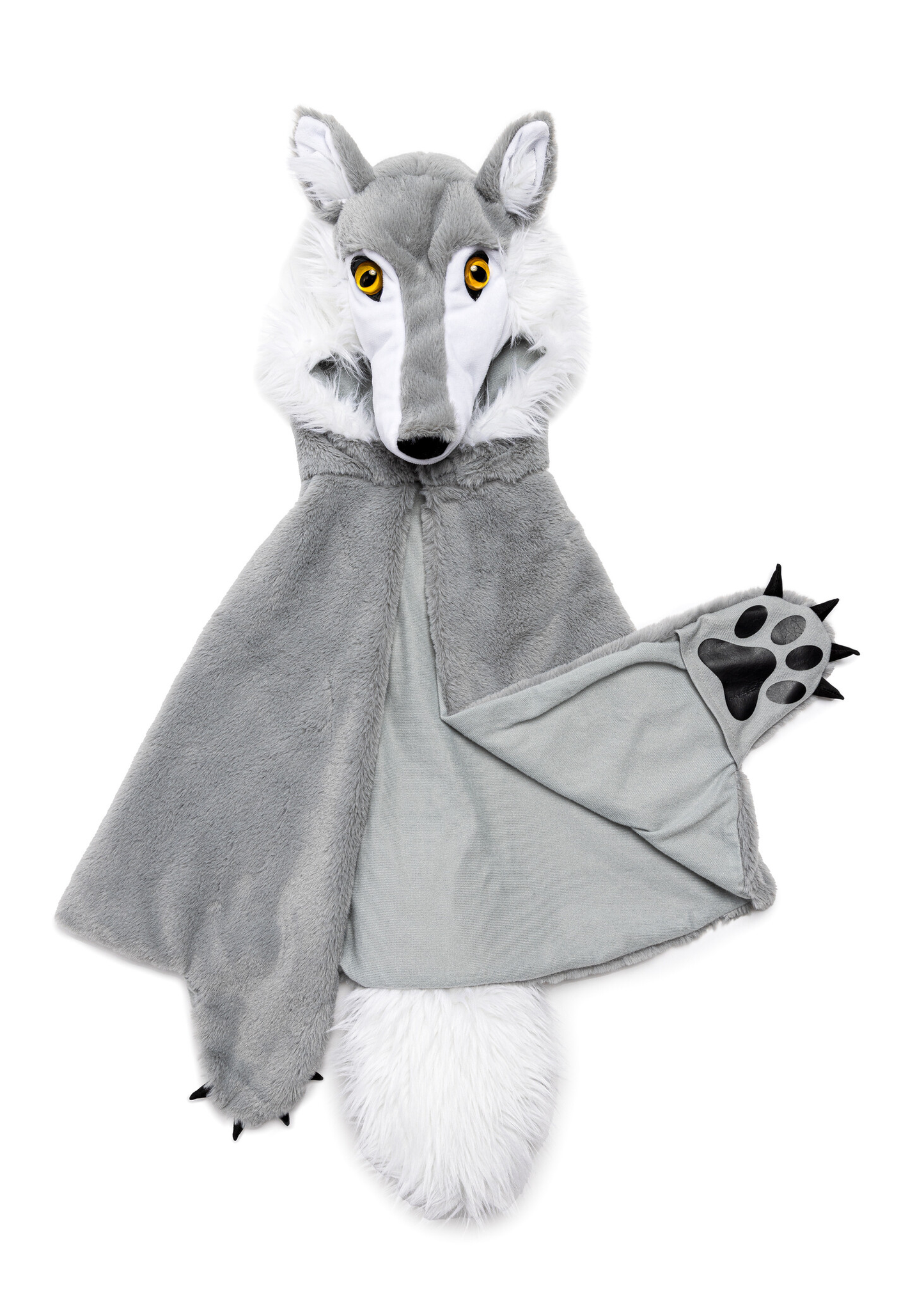 Woodland Storybook Wolf Cape (size 4-6)
