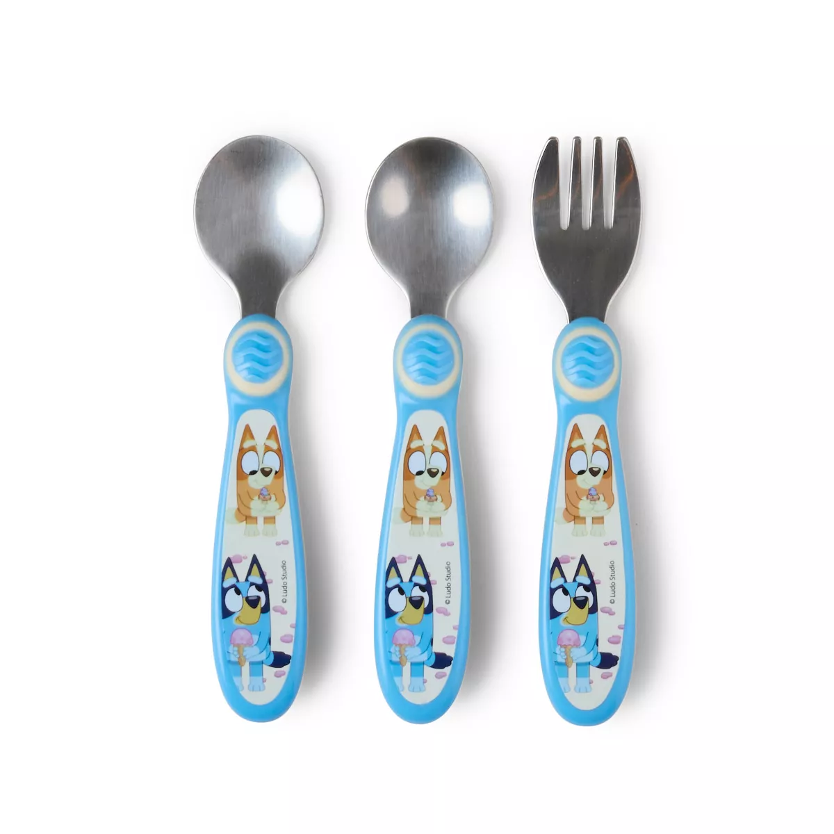 Bluey sculpted utensils set of 3