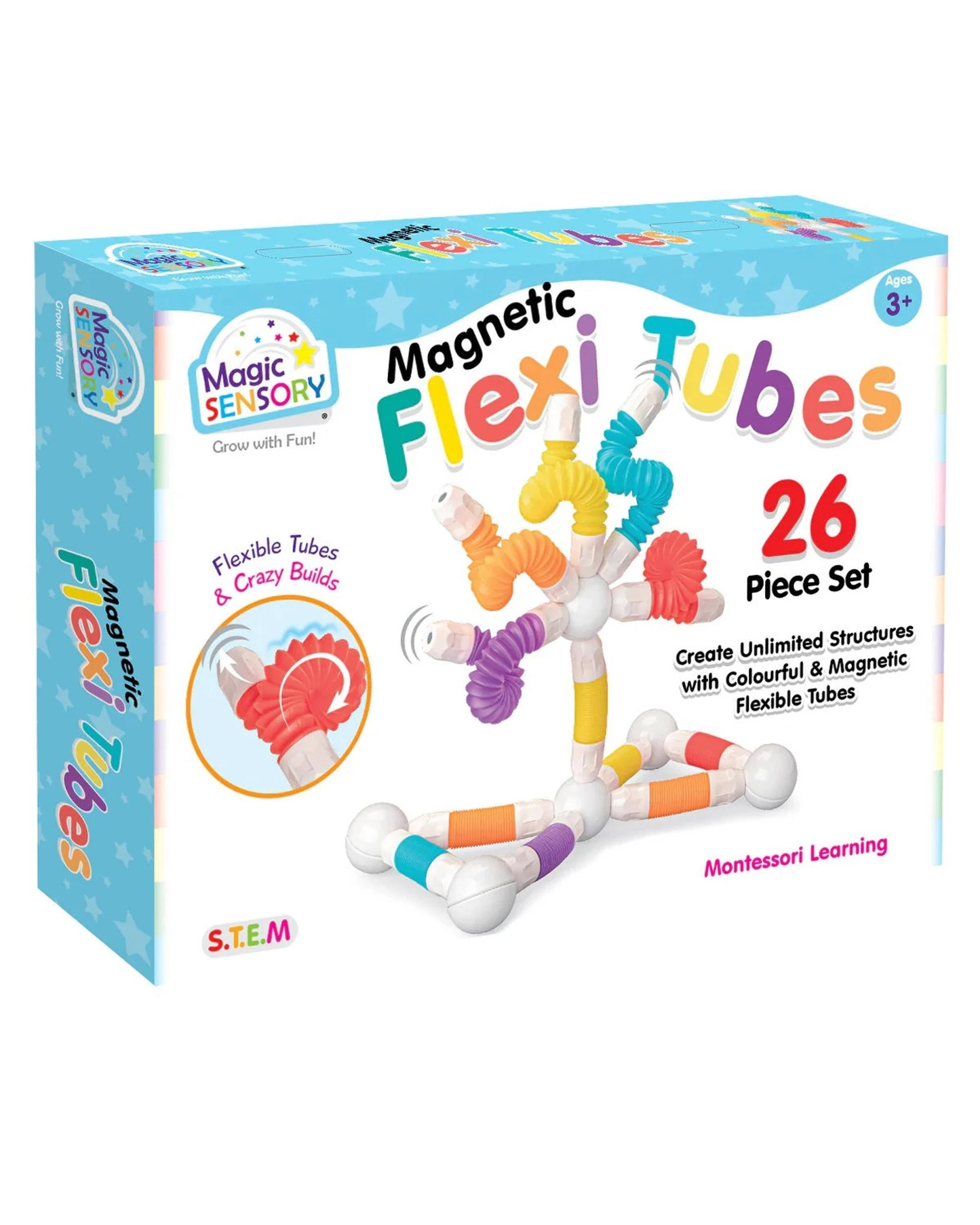 Magnetic Flexi Tubes 26pc Set