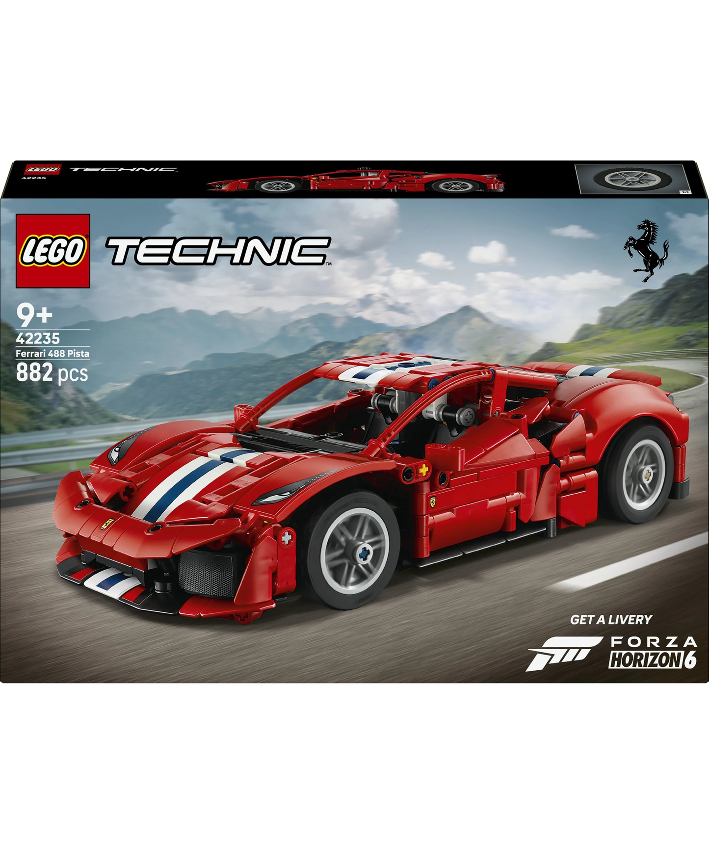 Ferrari 488 Pista Car Lego 42235