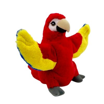 25cm Eco Puppet - Scarlet Macaw