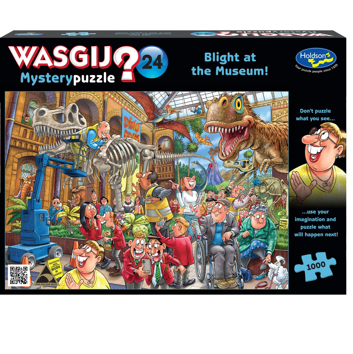 Wasgij 1000 pc Puzzle - Mystery No. 24 - Blight at the Museum