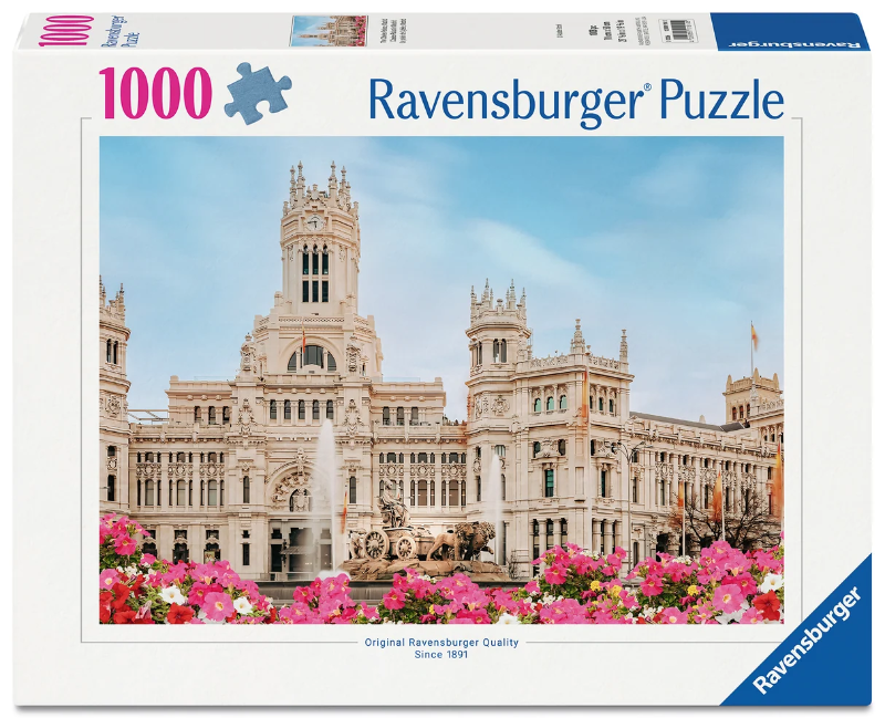 1000 pc Puzzle - The Cibles Palace, Madrid