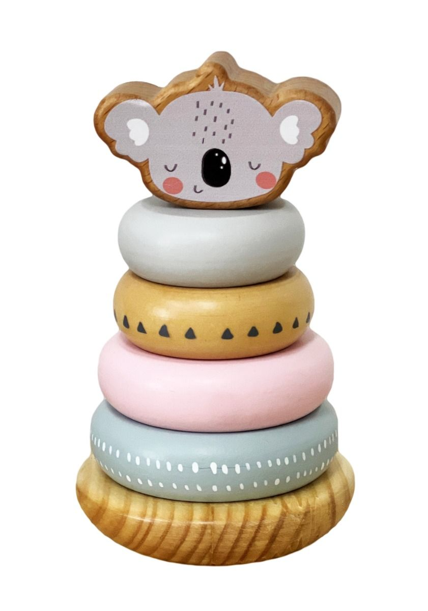 Wooden Koala Stacking Toy Maze
