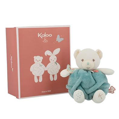 Plush Bear in Gift Box - Teal