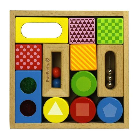 Wooden Discovery Blocks with Sound