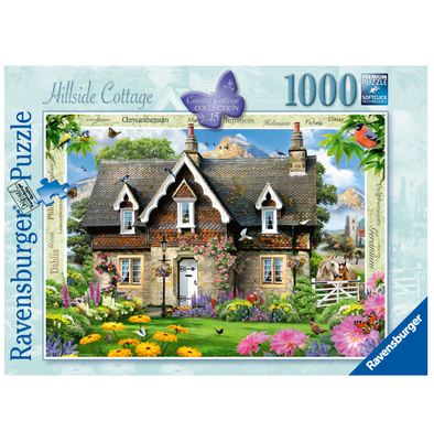 1000 pc Puzzle - Hillside Cottage