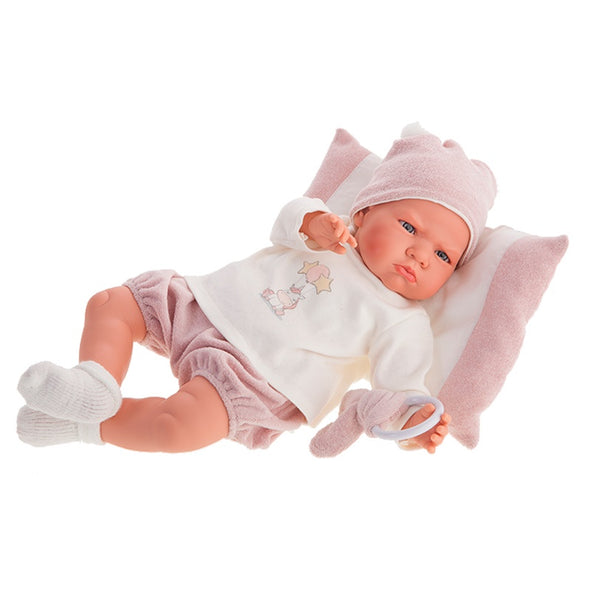 Newborn Doll 52 cm - Berta Unicorn Outfit with Pillow