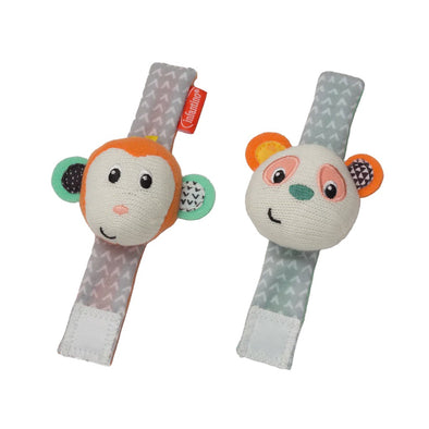 Wrist Rattles - Monkey/Panda
