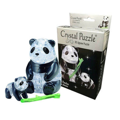 51pc Crystal Puzzle - 2 Pandas