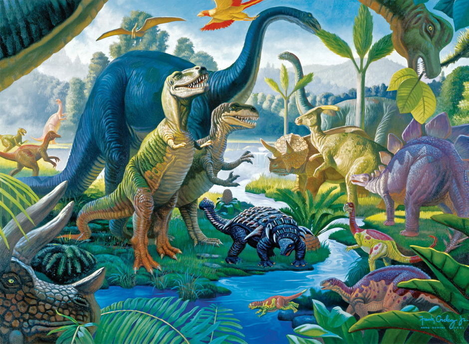 100 pc Puzzle - Land of the Giants