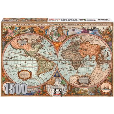 1500 pc Old World Map Puzzle