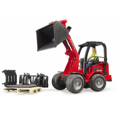 Bruder Shaffer Compact Loader 2630 With Figure And Accessories