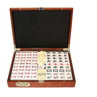 Mahjong Set  - Wood Case 29cm