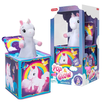 Pop and Glow Unicorn Jack in the Box
