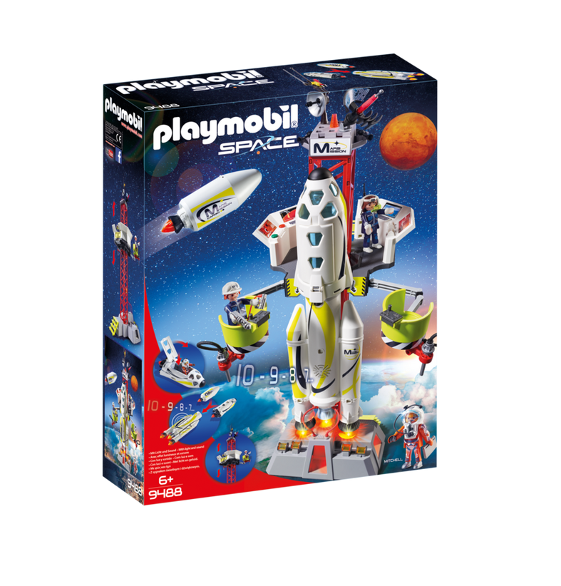 Space Mission Rocket with Launch Site 9488